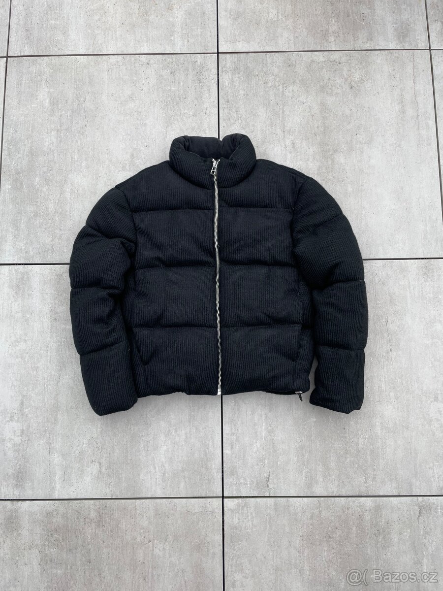 Zara Péřová Zimní Bunda Černá | Puffer Jacket Black Corduroy