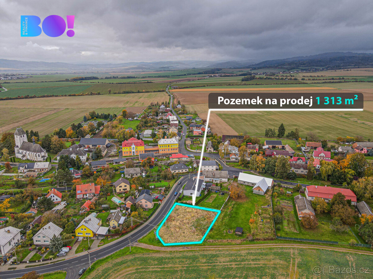 Prodej stavebního pozemku, 1 313 m², Dlouhá Loučka, okres Ol