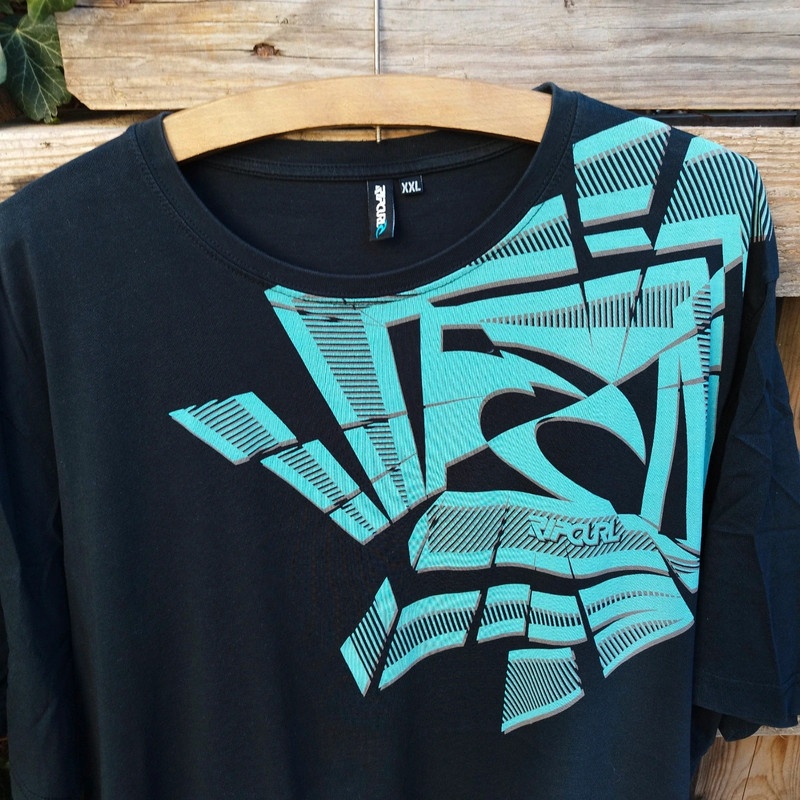 Pánské volnočasové modré triko Rip Curl XXL