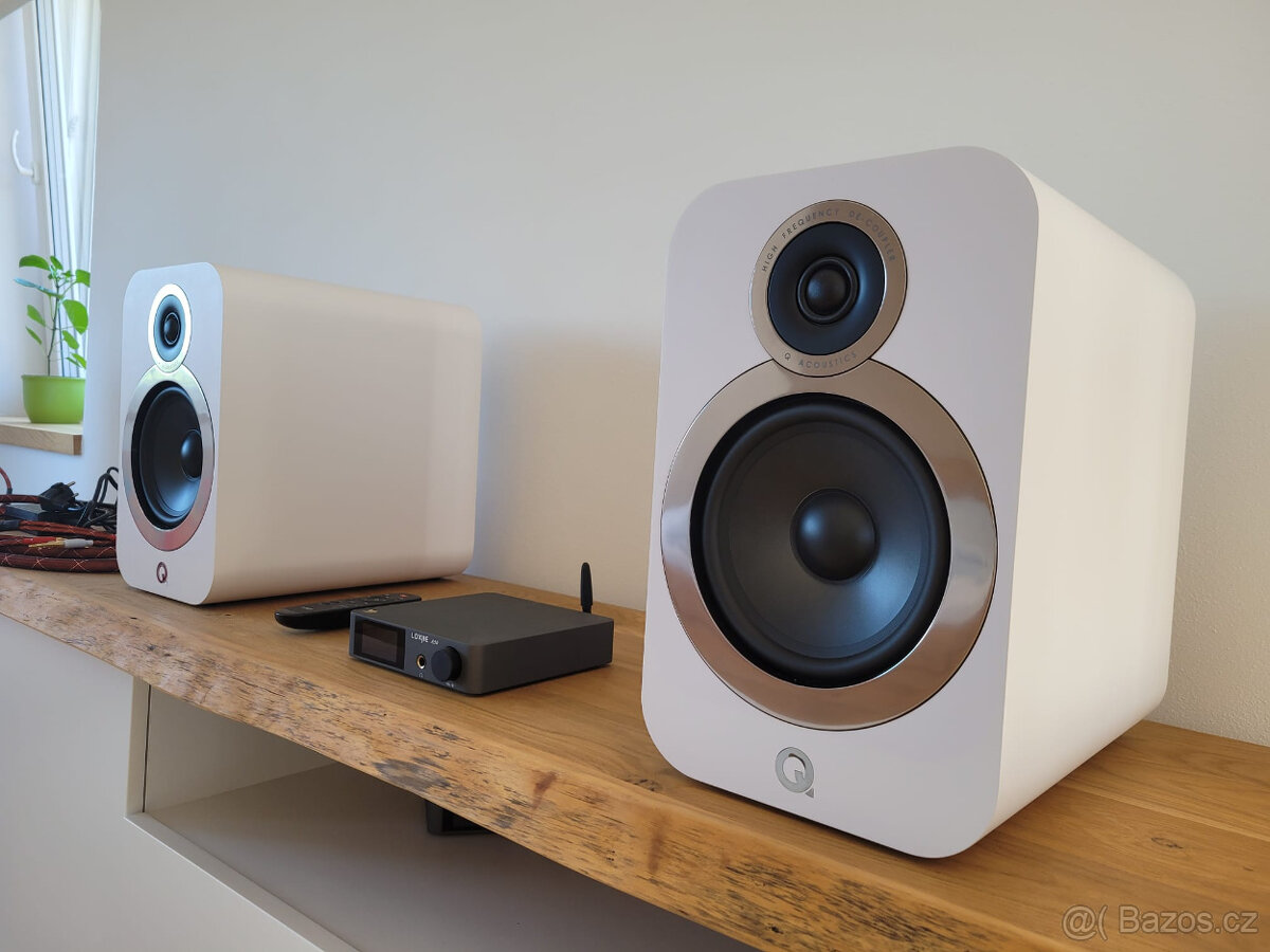 Repro Q Acoustics Q 3030i + stereo zesilovač + kabely