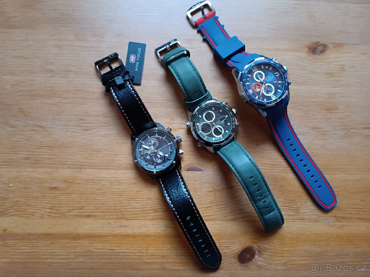 Hodinky 2x Naviforce 1xMinifocus
