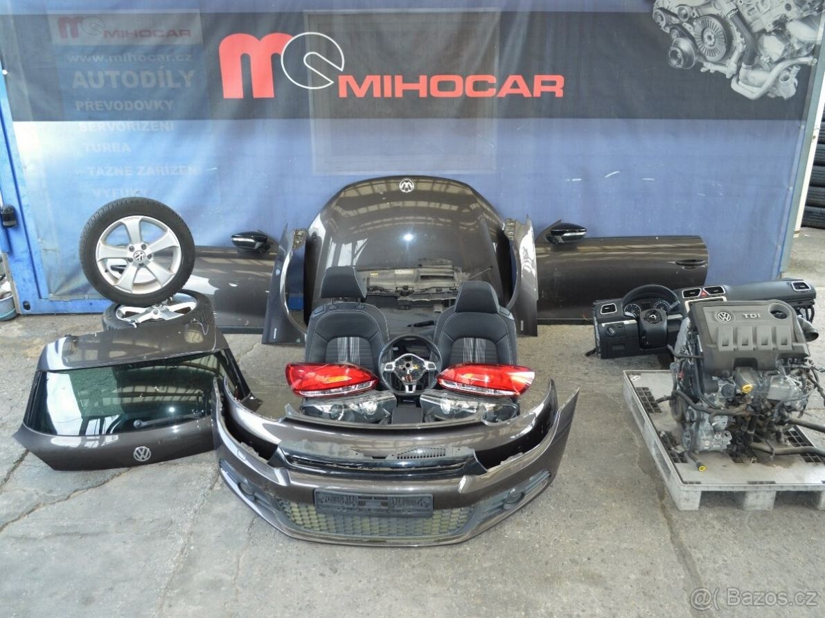 Prodávám VW SCIROCCO (1K8) 2009-2014 náhradní díly