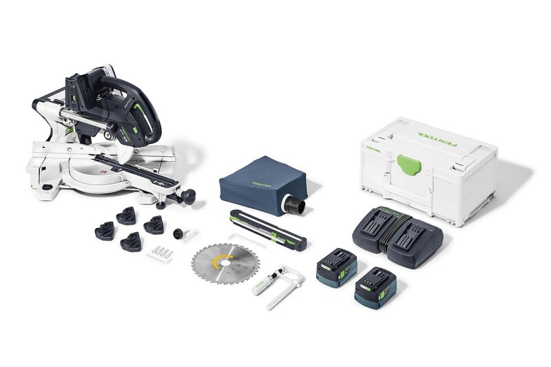 Nová aku pokosová pila Festool KSC 60 EB 5,2 I-Plus