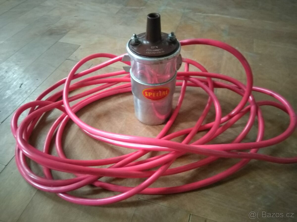 Prodám indukční cívku 12V výroba ČSSR