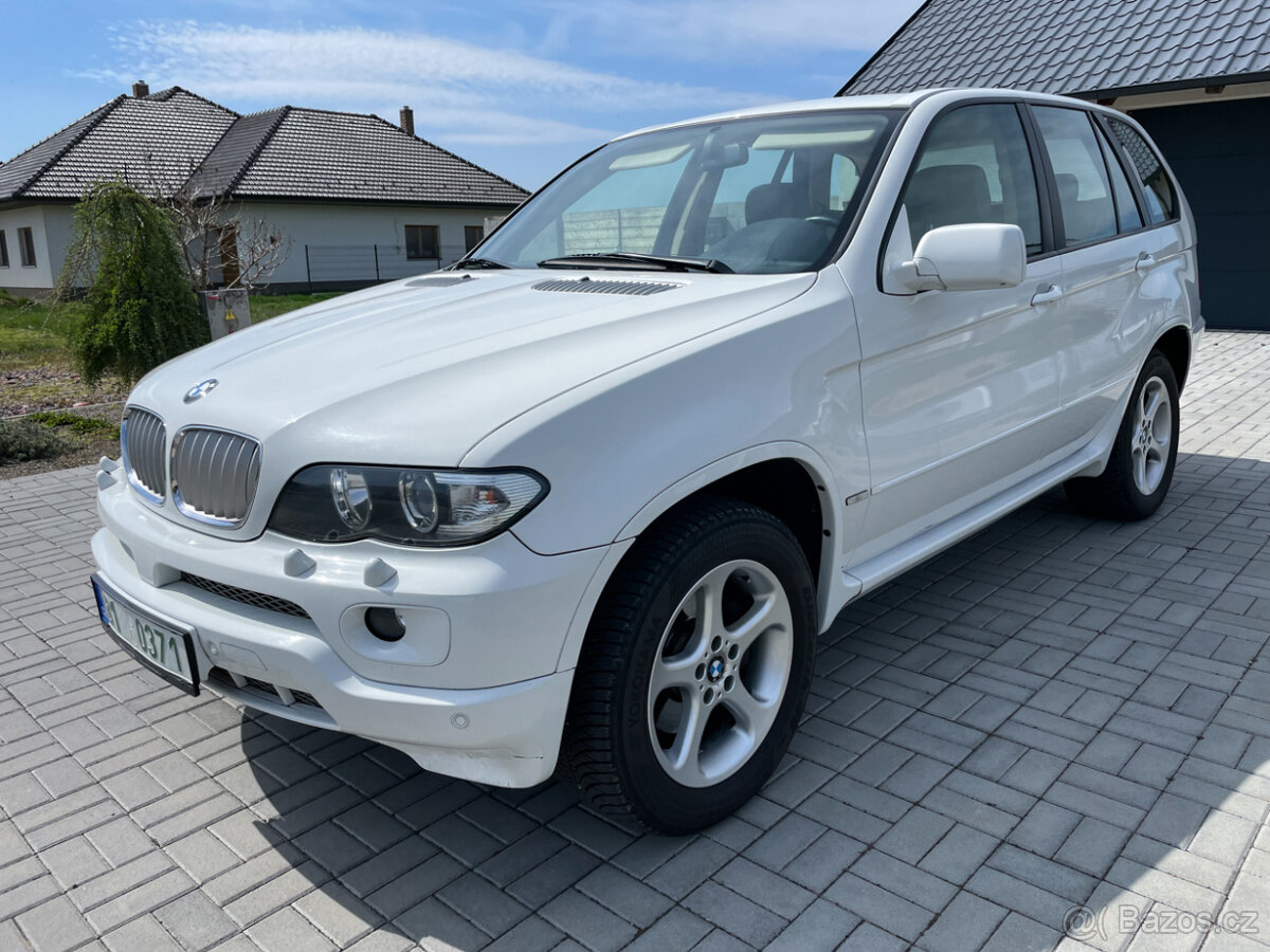 BMW X5 e53 3.0d 160kw Alpine White, UNIKÁTNÍ