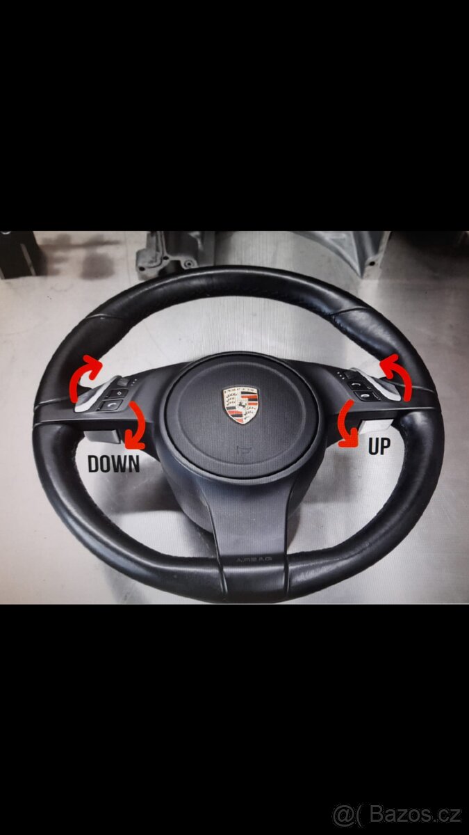 volant porsche PDK radenie UPRAVA