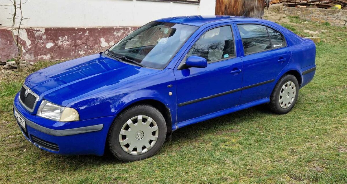 Octavia I. 1,9 tdi, 96kw, 2003, zánovní zimní pneu, tažné
