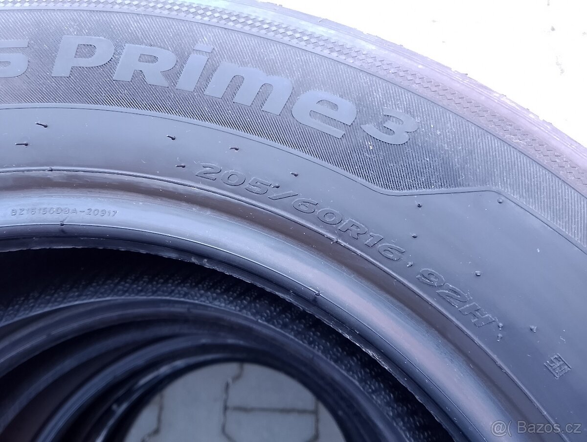 Prodám 4 ks zánovní pneu 205/60 R16 92H Hankook 1900,-/sada
