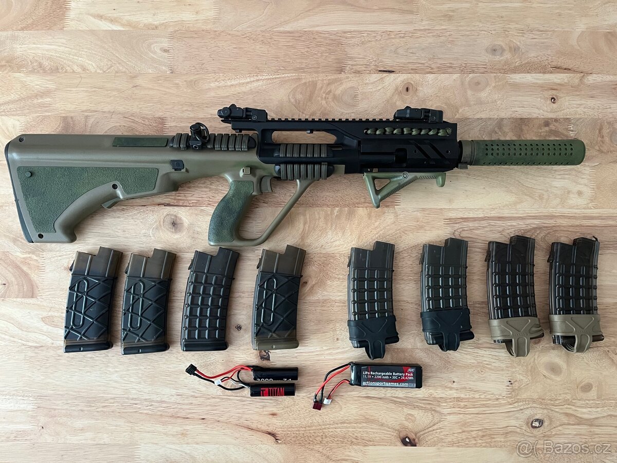 AUG AEG + warhead motor