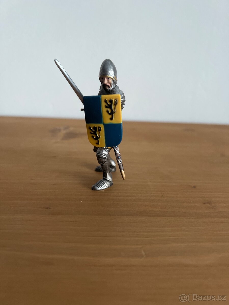 Schleich rytíř štít a meč