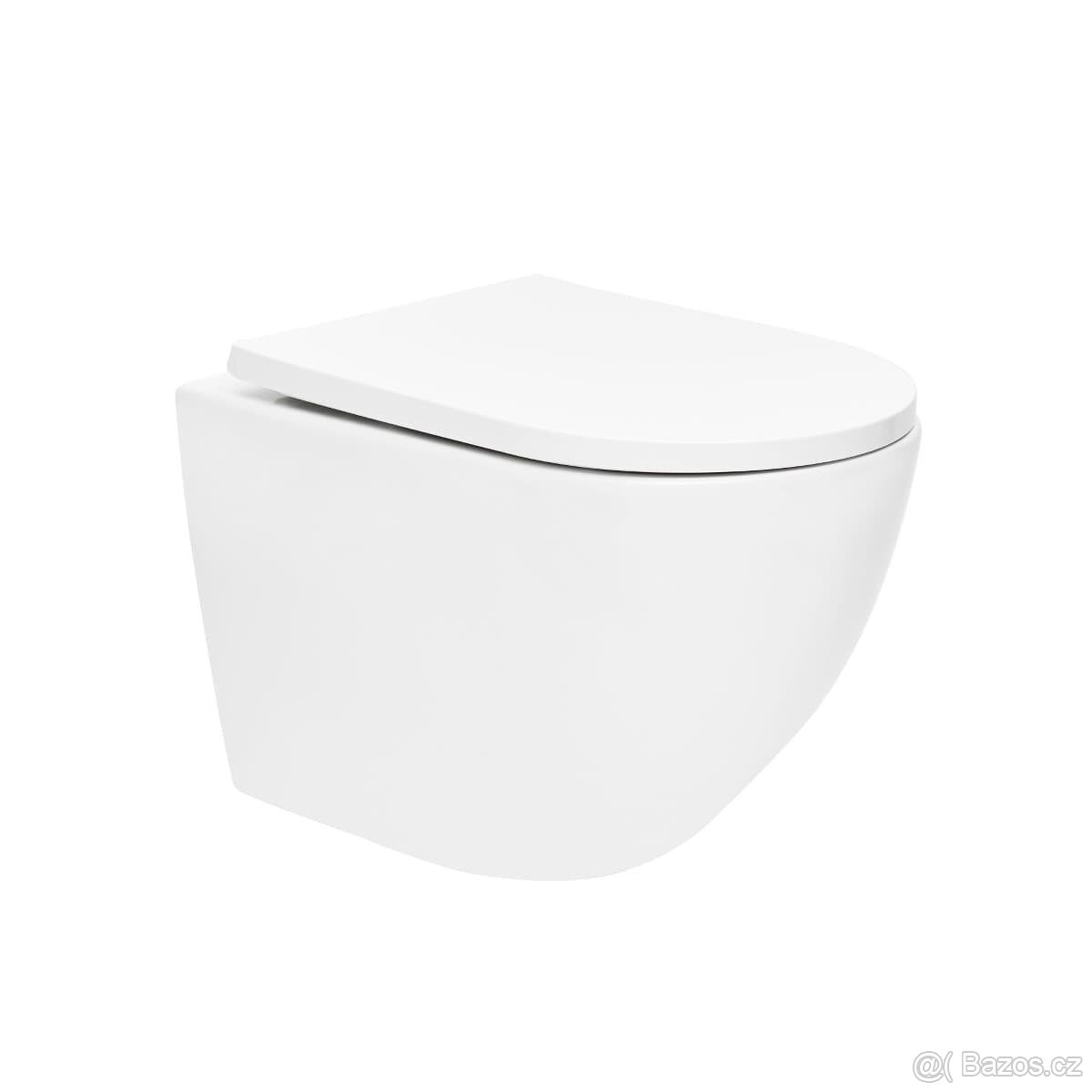 NOVINKA - vírové WC s prkénkem softclose závěsné SAT