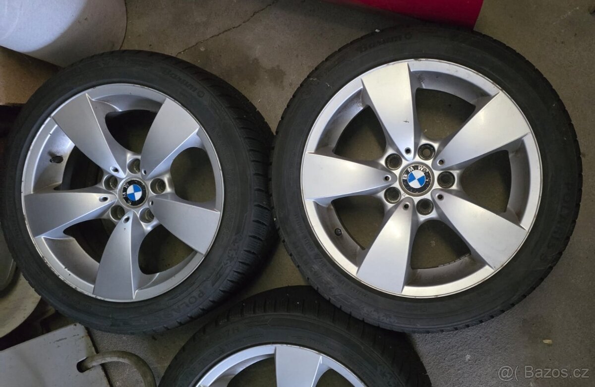 BMW 17'' origo ALU kola včetně zánovních pneumatik