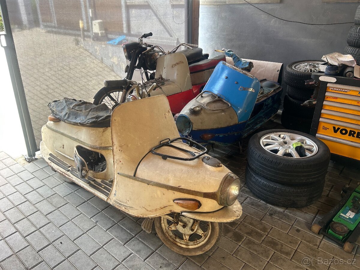 ČZ 175/502 prase skútr
