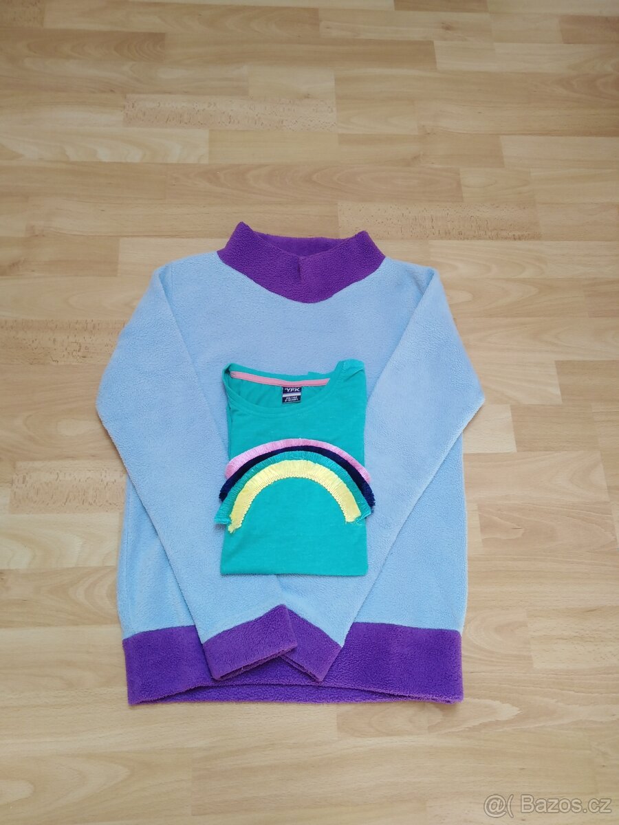 Mikina + triko vel.134