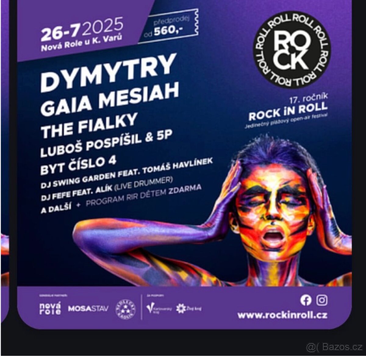Prodám dva lístky na Dymytry