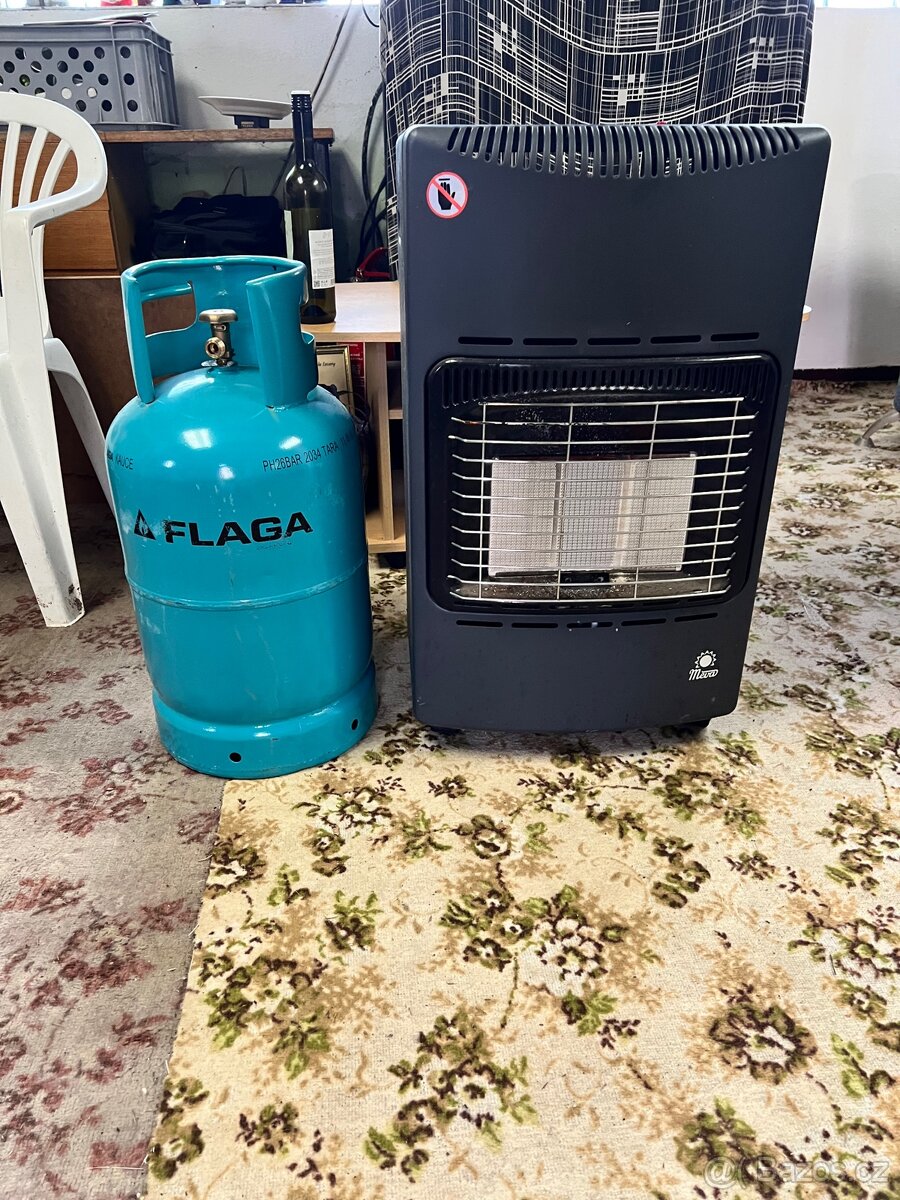 Plynová kamna + dvě plynové lahve