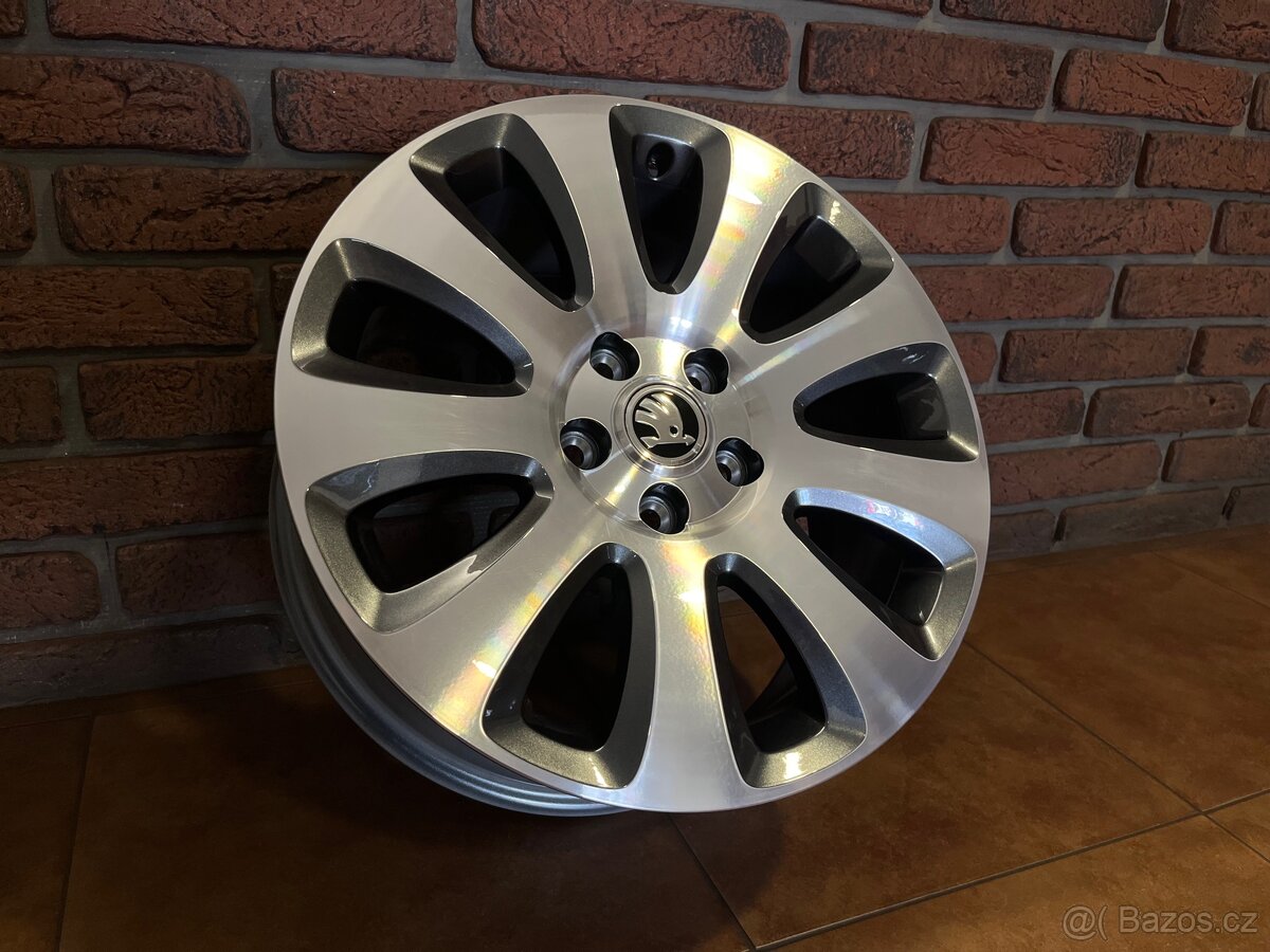 ALU disky originál ŠKODA Superb 2 5x112 17” (4ks)