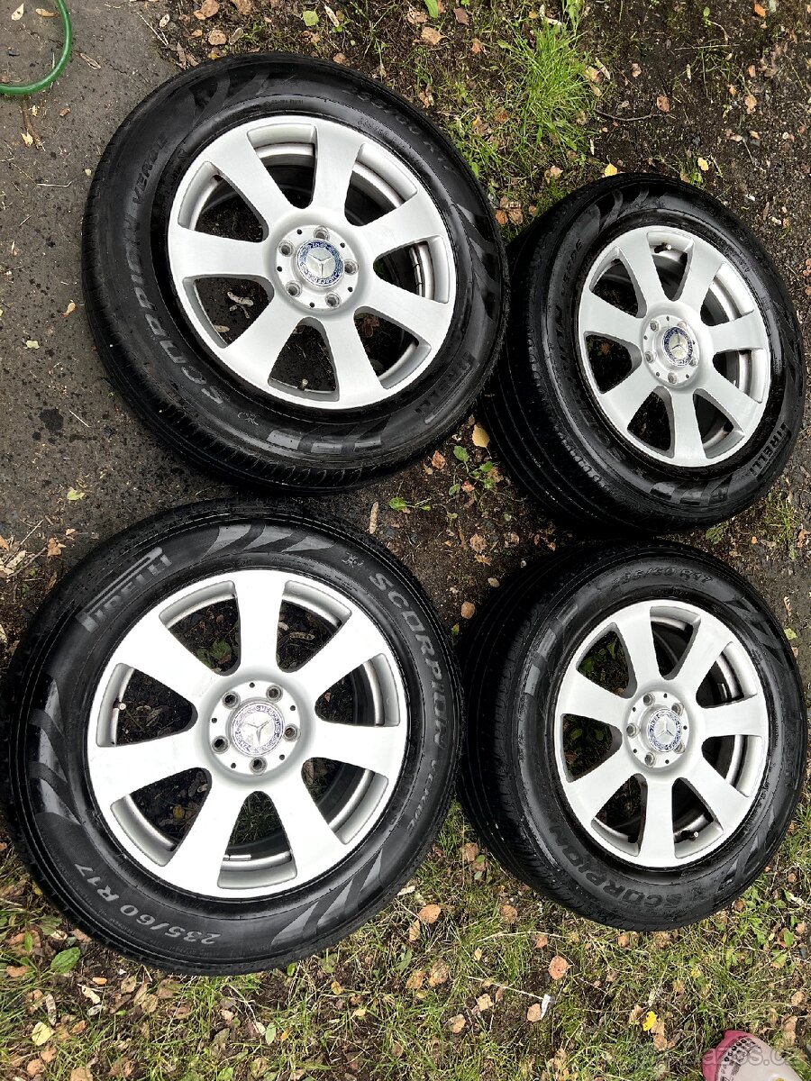 Letní kola Mercedes x204 GLK 235/60 R17 ET47,5
