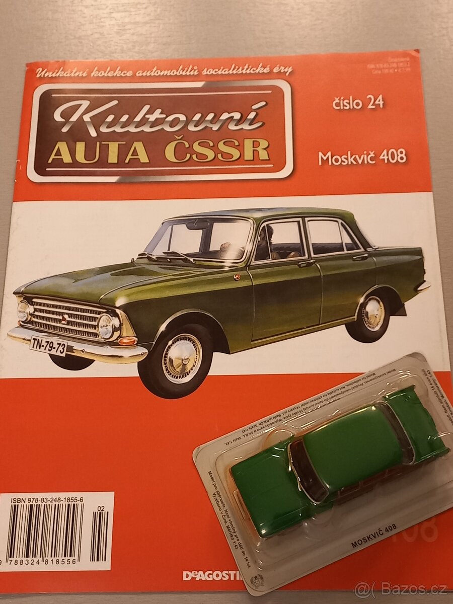 Modely z edice Kultovní auta ČSSR 1/43