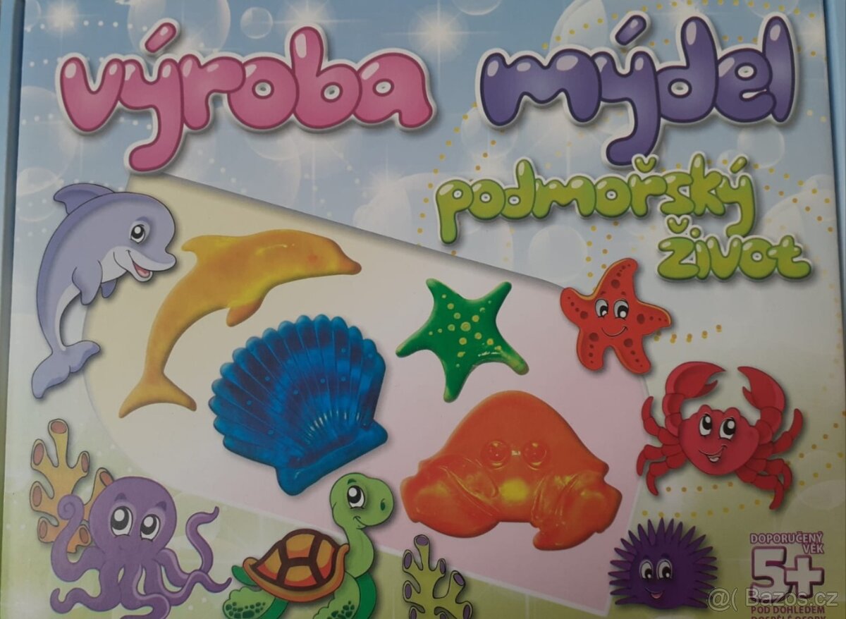 Sada na výrobu mýdla podmořský svět - nová, 5+