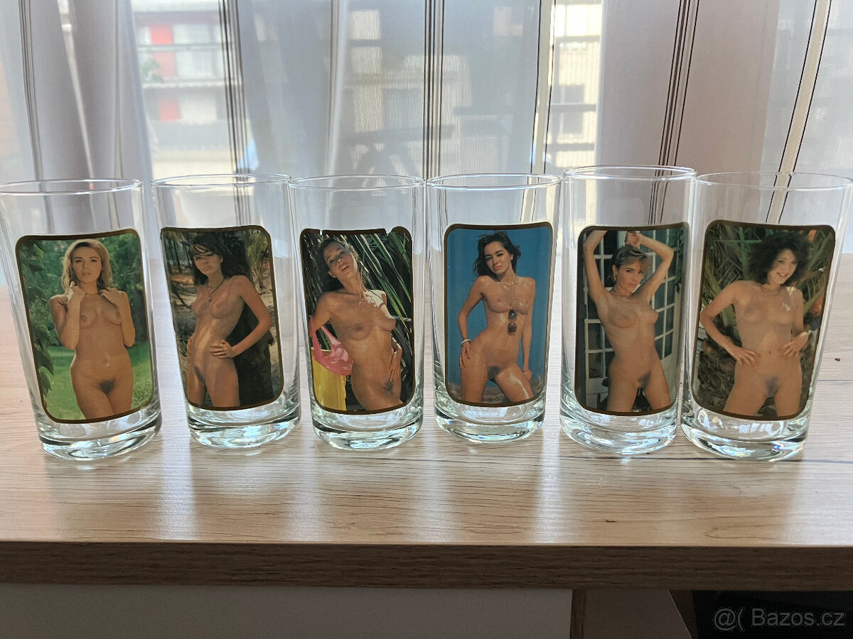 Retro svlíkací sklenice