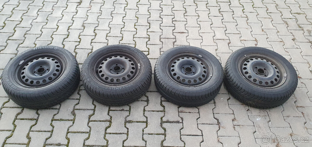 195/60/14 - letní pneu a disky