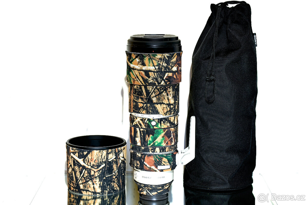 Sony FE 200-600mm F/5,6-6,3 + neopren + UV 95mm TOP STAV