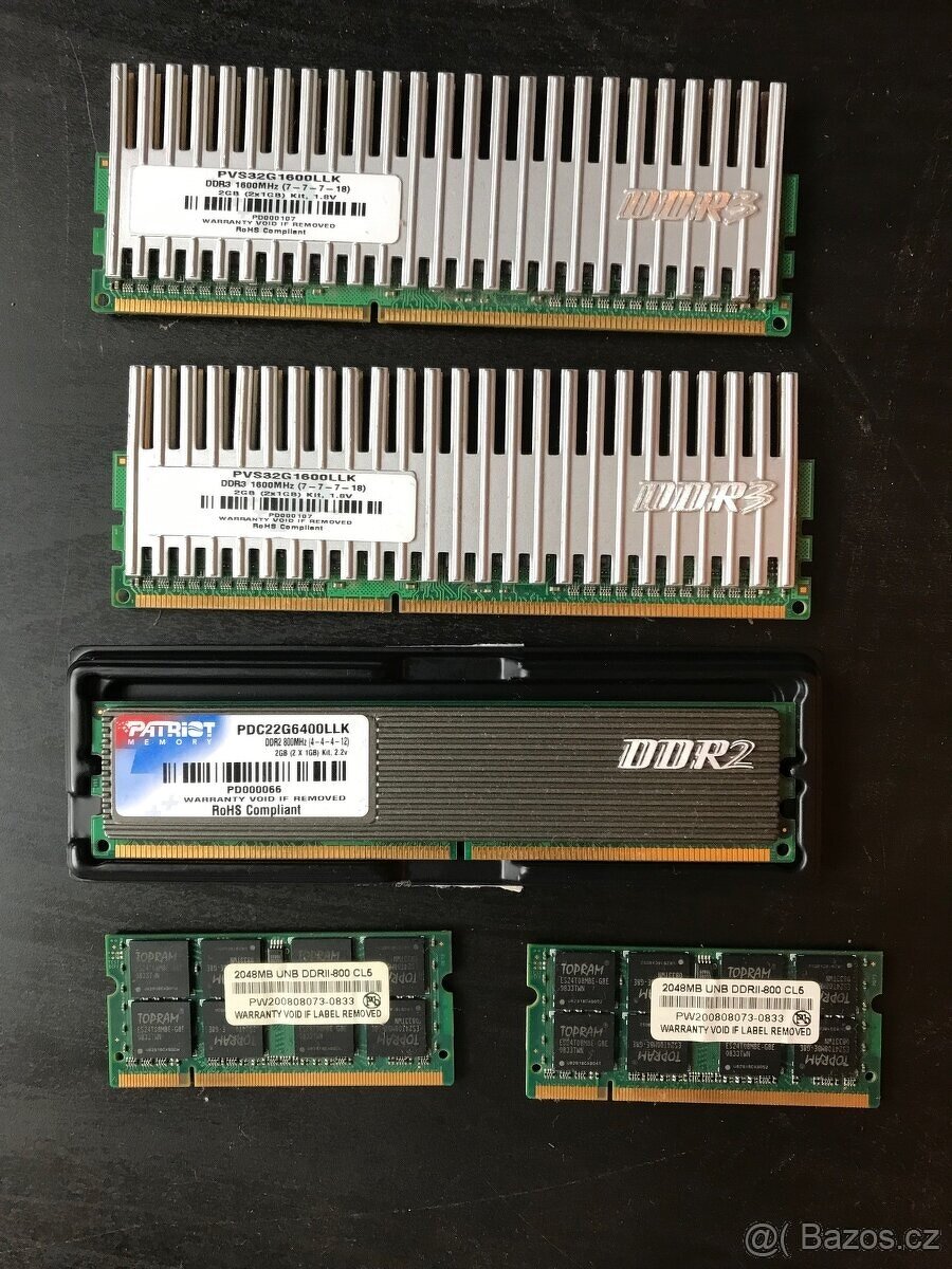 Komponenty k PC a NTB