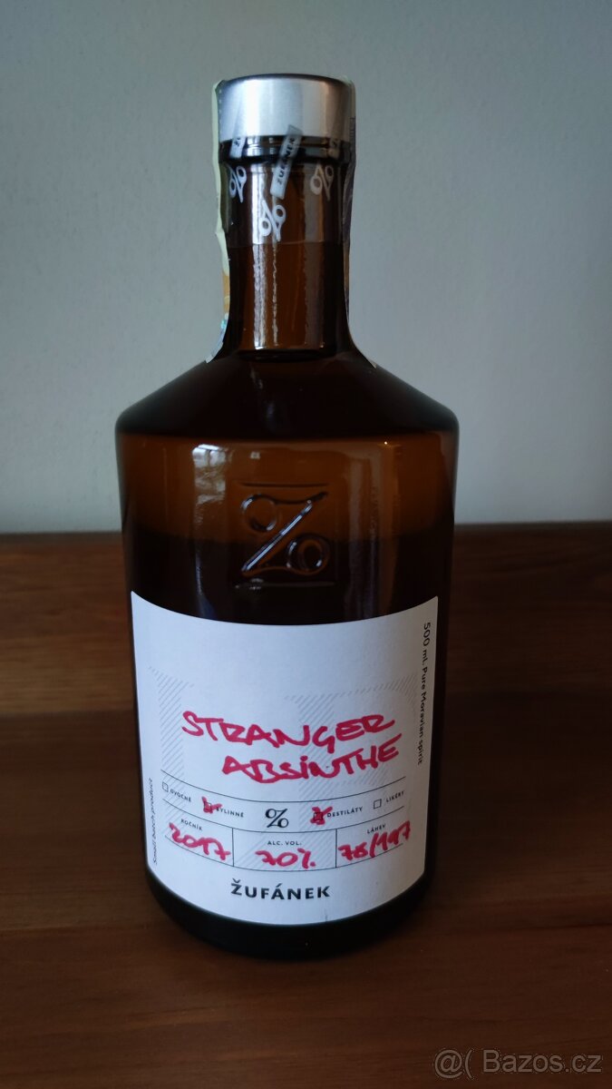 Źufánek - sběratelské limitky - absinty a jiné