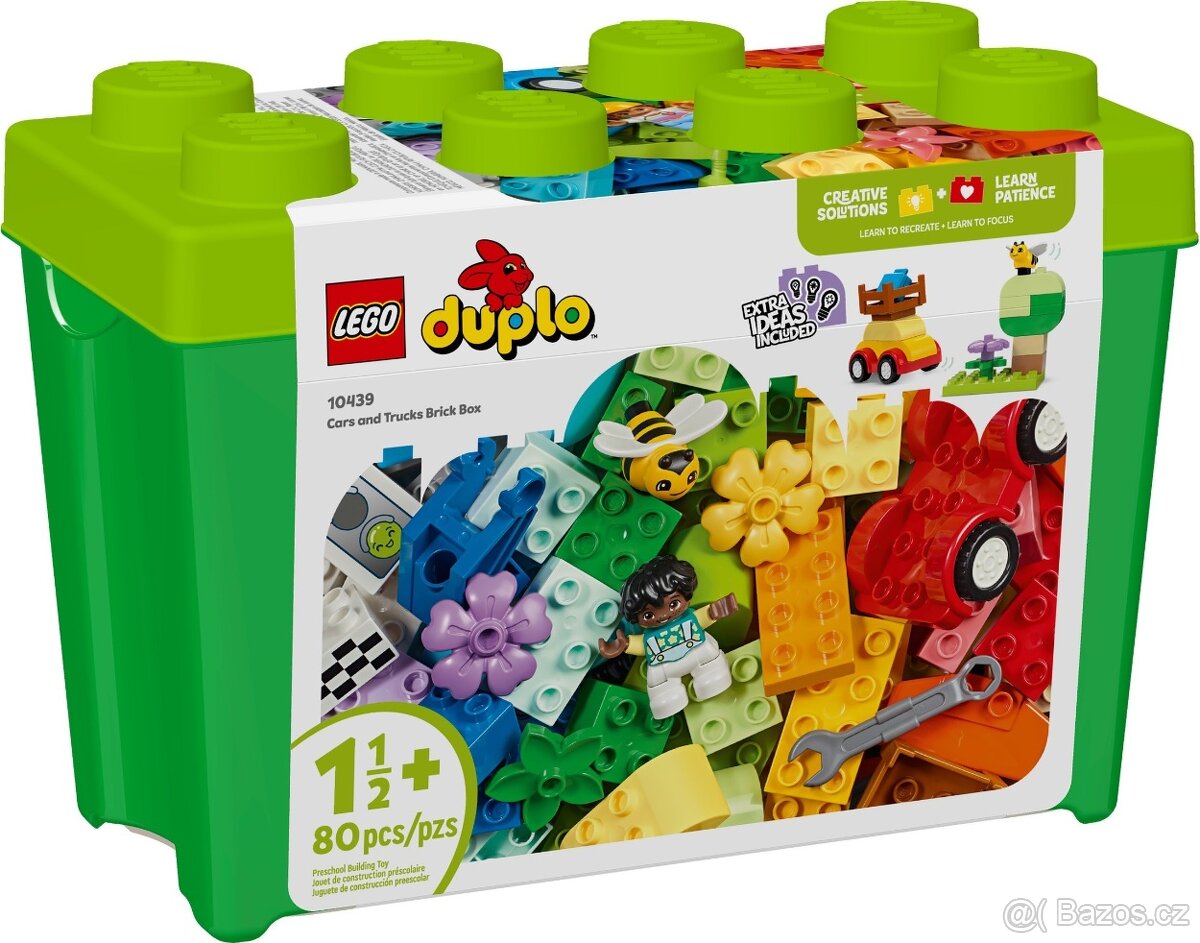 LEGO DUPLO 10439 Auta a náklaďáky – box s kostkami