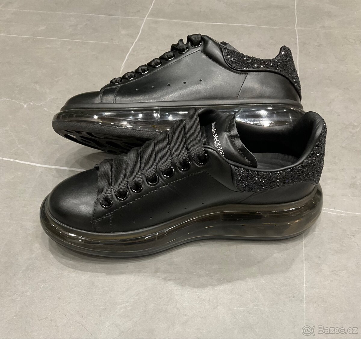 Alexander McQeen Oversized Sneaker - Transparent Sole