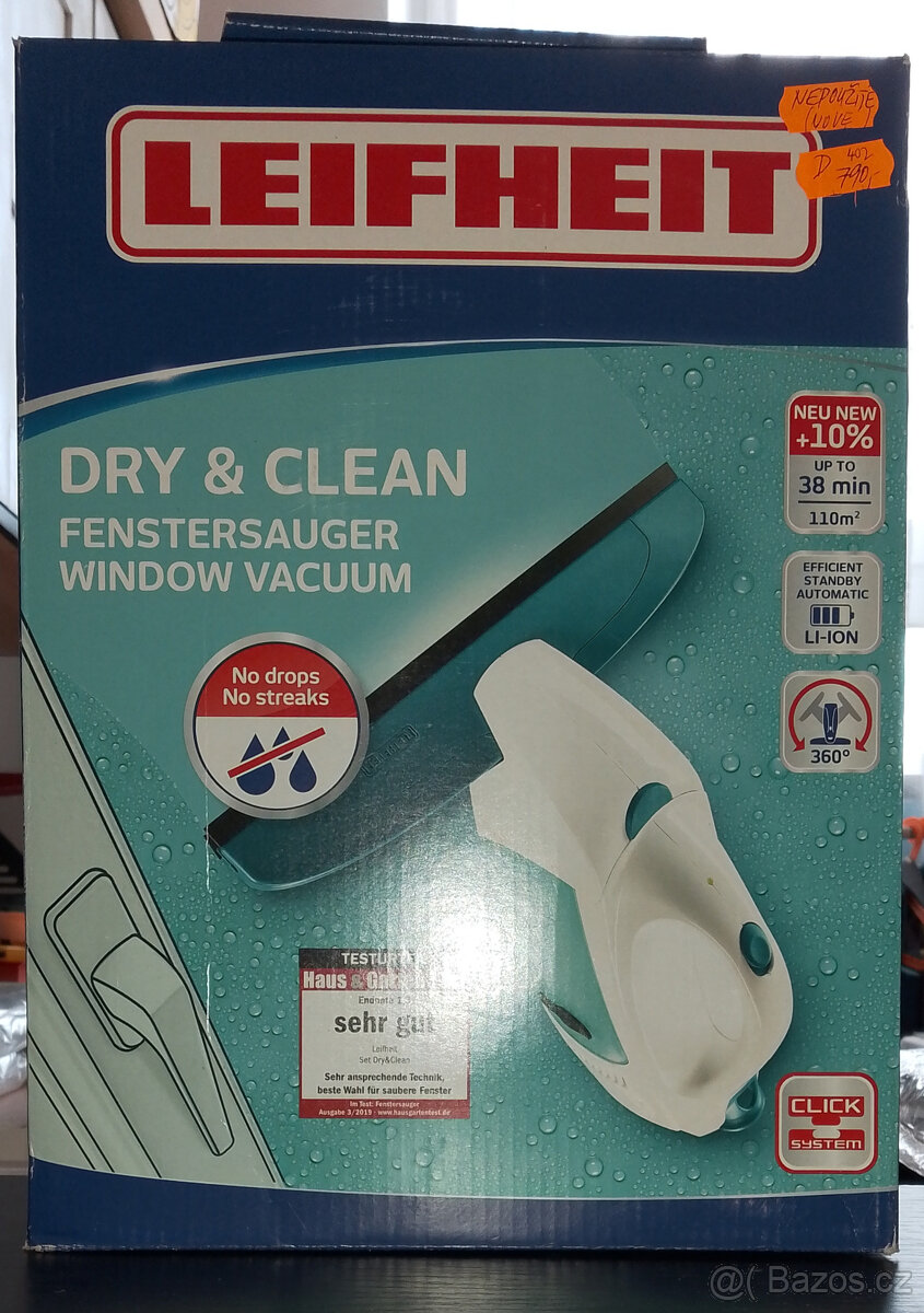Vysavač na okna Leifheit
