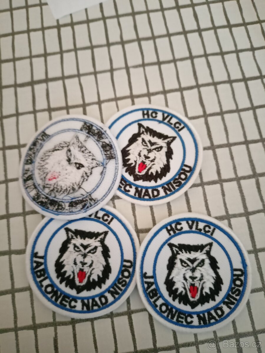 4x Nášivka HC Vlci Jablonec