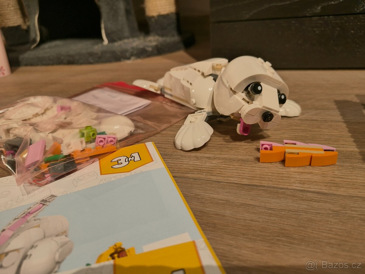 Lego Creator 3v1 Bílý králík 31133