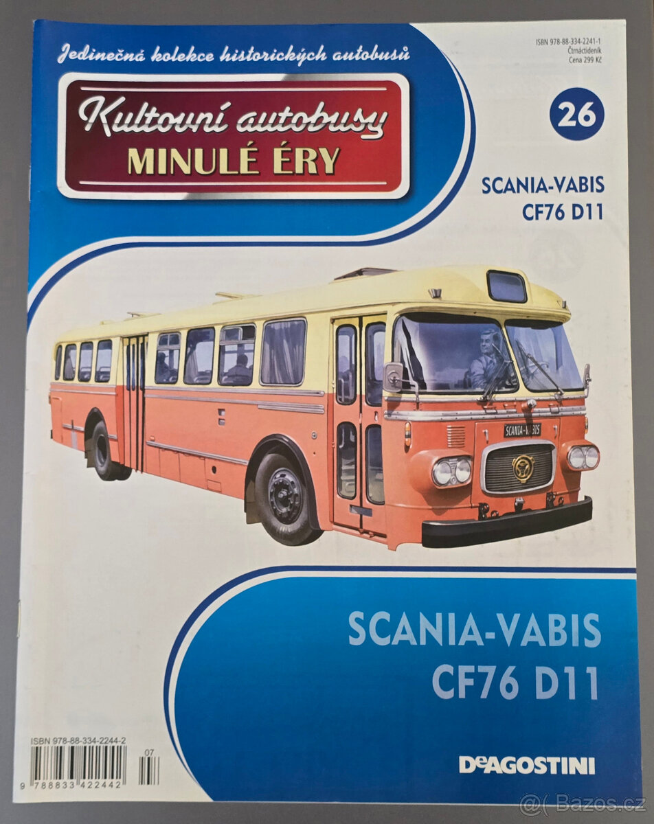 Model SCANIA-VABIS CF76 D11 (Kult. autobusy #26)