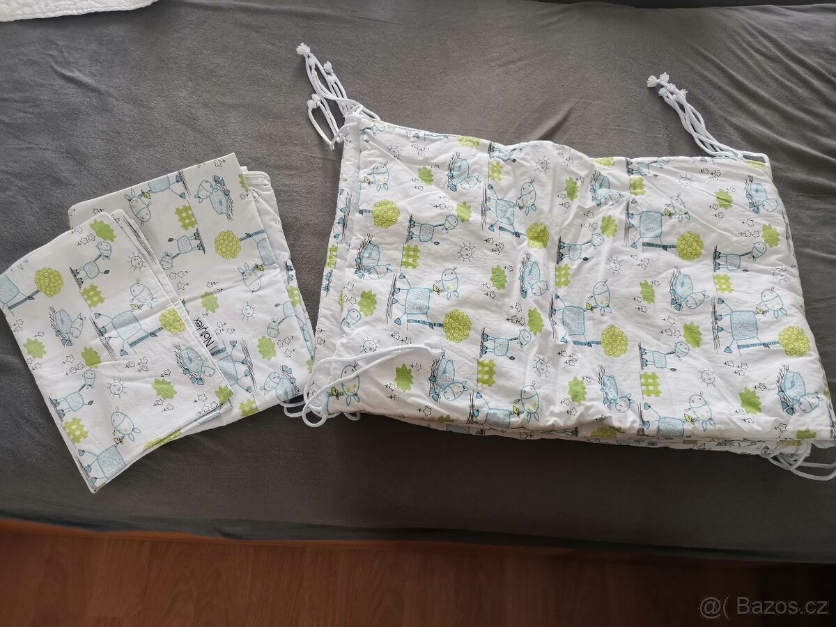 Set mantinelu a povlečení do postýlky