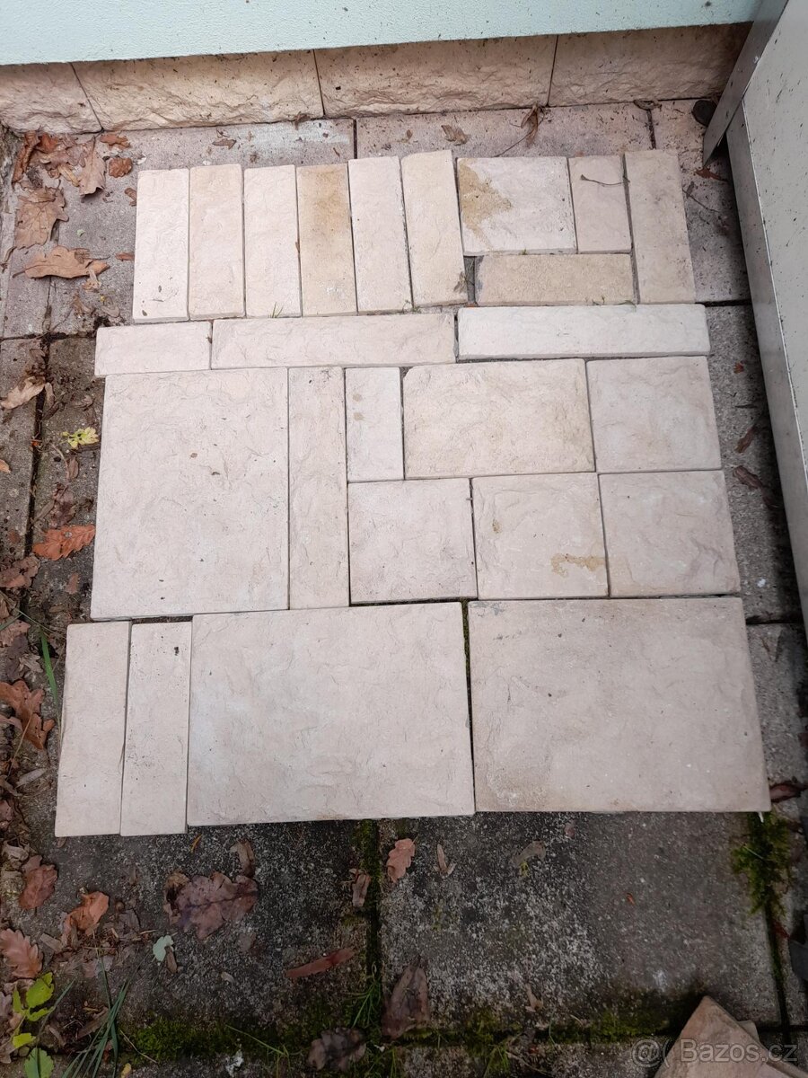 Pískovec beton obklady