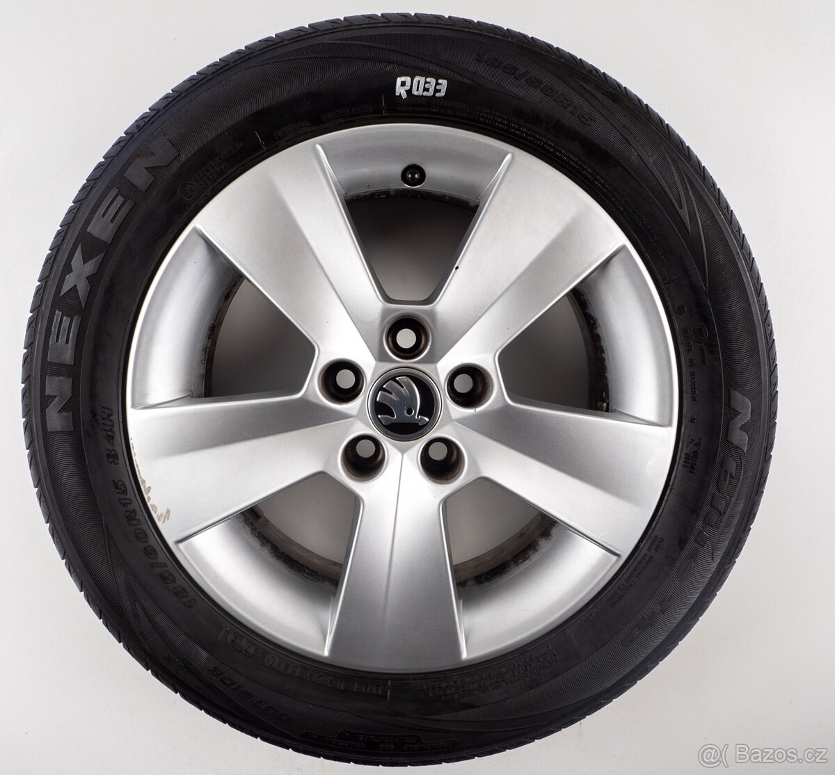 Škoda Rapid - Originání 15" alu kola - Letní pneu
