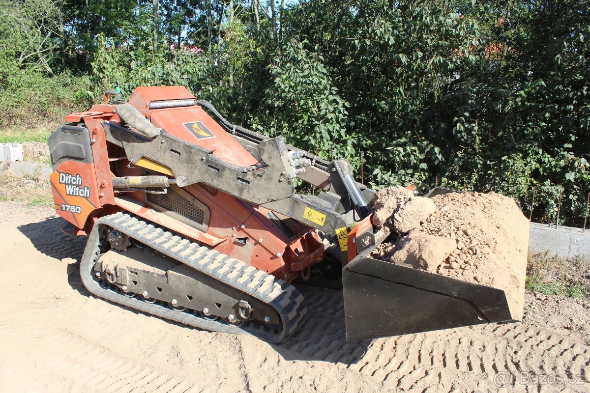 Zemní a výkopové práce nakladačem Ditch Witch - Rakovník