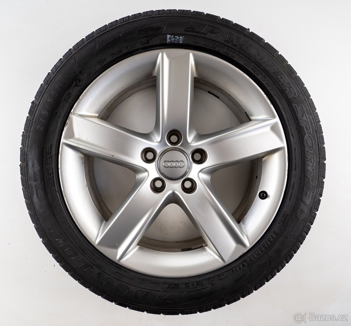 Audi A6 - Originání 17" alu kola - Zimní pneu