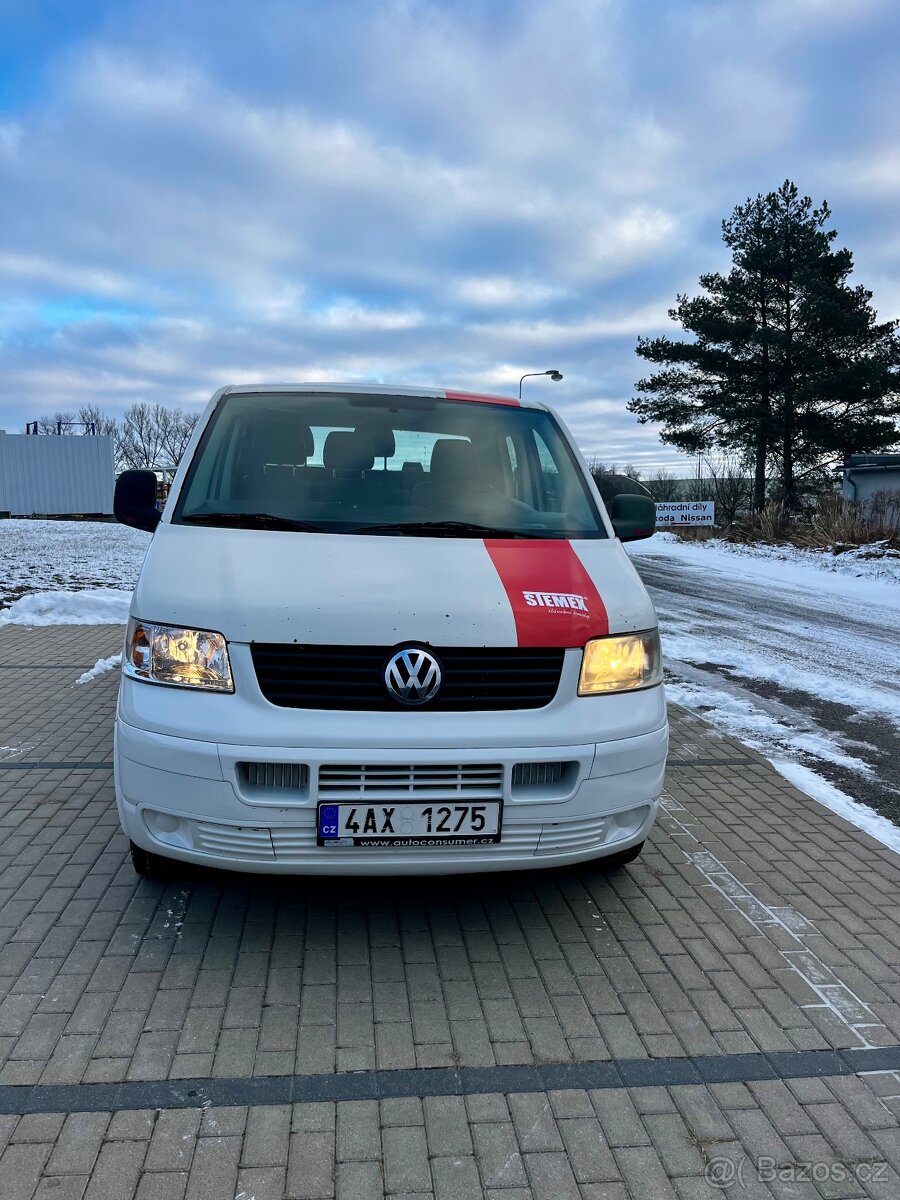 VW volkswagen transporter T5 valník, 1,9 TDi, r.v. 2007,
