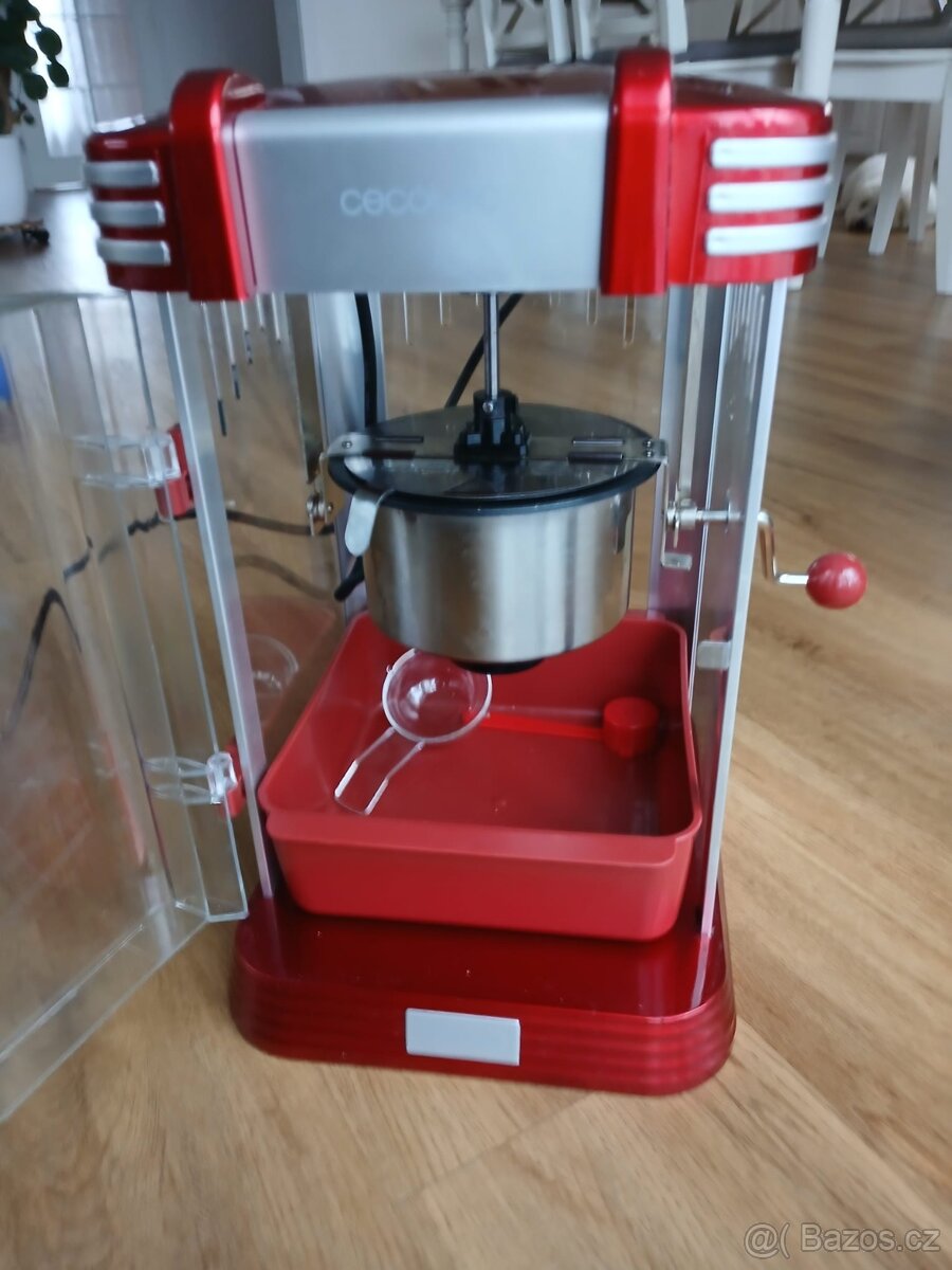 popkornovač lepší chuť a retro dyzajn