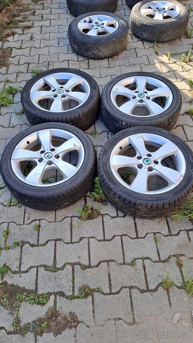 Alu kola octavia 2 5x112 r17
