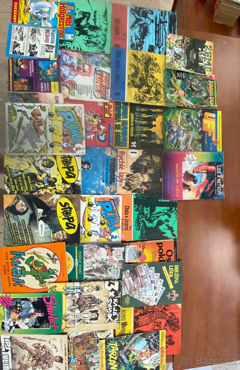 Velká sbírka retro komiksů, časopisů a obrázkových sešitů