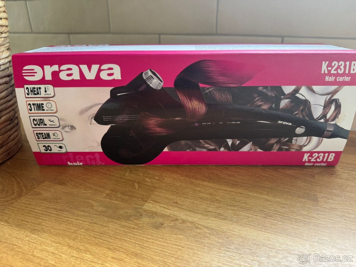 Automatická kulma na vlasy ORAVA K-231B – jako nová