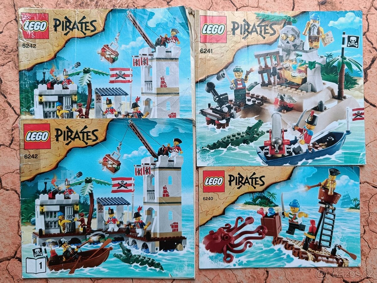 LEGO Piráti 6242, 6241 a 6240
