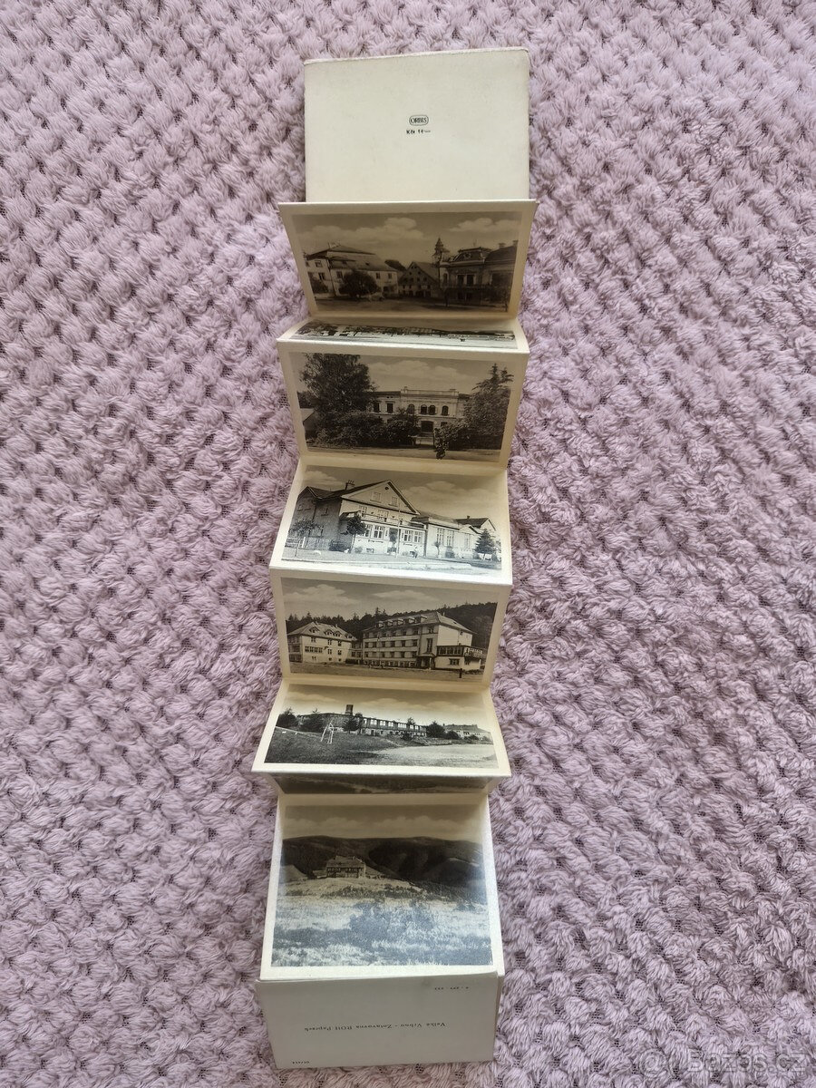 Retro ČSSR leporelo Staré Město Kralický Sněžník