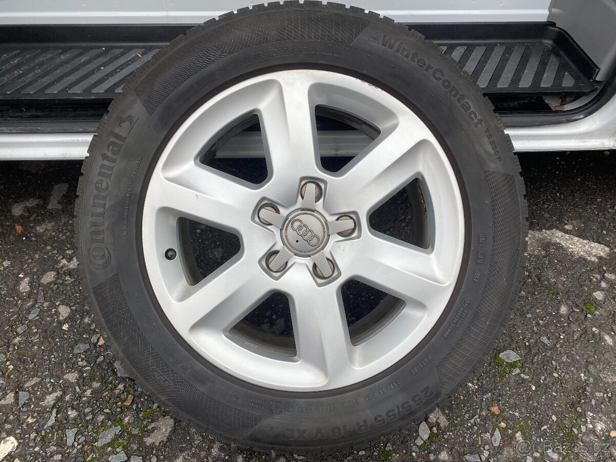 Sada ALU Originál Audi Q7 Zimní 225/55 R18