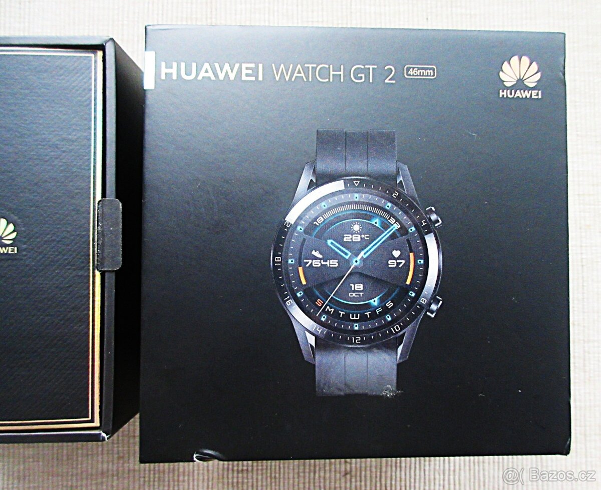 Chytré hodinky Huawei GT2 - skoro nepoužité