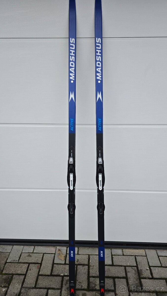 Běžky MADSHUS active skin, 202cm s vázáním Rottefella aut